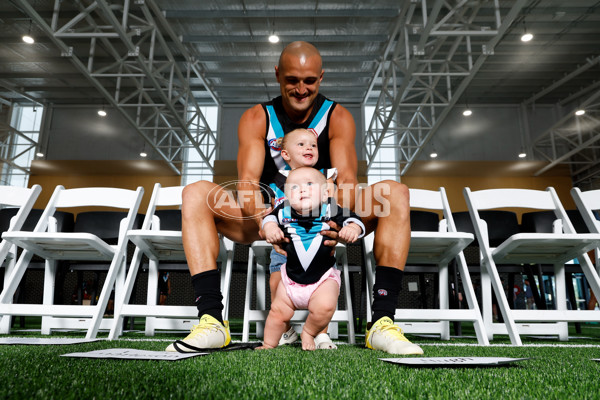 AFL 2024 Media - Port Adelaide Team Photo Day - A-45982243