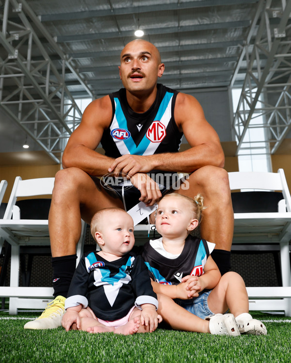 AFL 2024 Media - Port Adelaide Team Photo Day - A-45982246