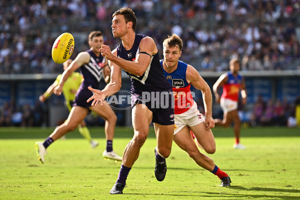 AFL 2024 Round 01 - Fremantle v Brisbane - A-46559314
