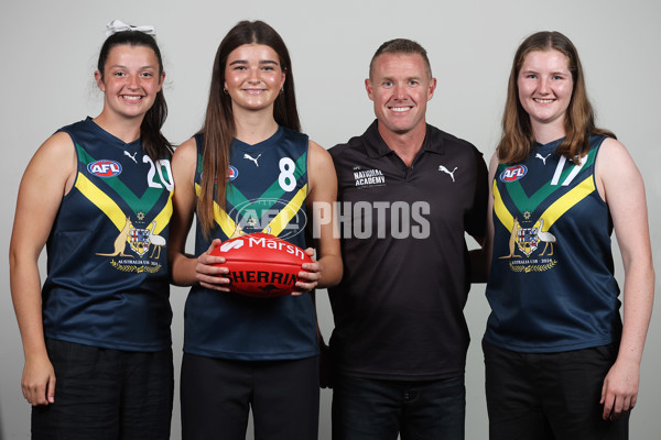 AFL 2024 Media - National Academy Girls Jumper Presentation - A-47002322