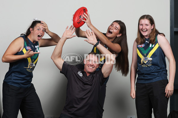 AFL 2024 Media - National Academy Girls Jumper Presentation - A-47005157