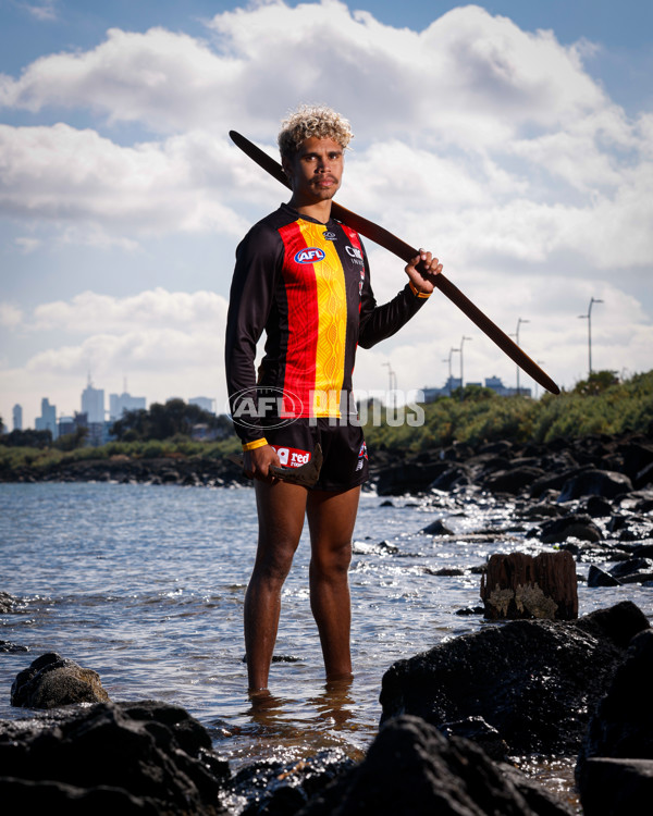 AFL 2024 Media - St Kilda Indigenous Jumper 060524 - A-49022250
