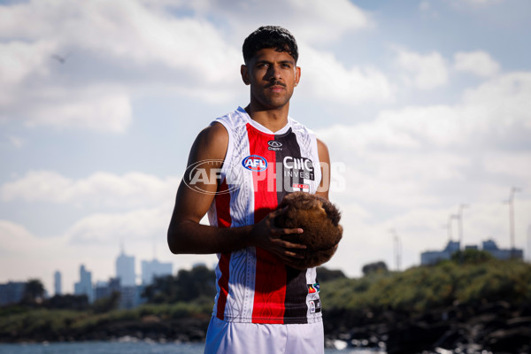 AFL 2024 Media - St Kilda Indigenous Jumper 060524 - A-49022268
