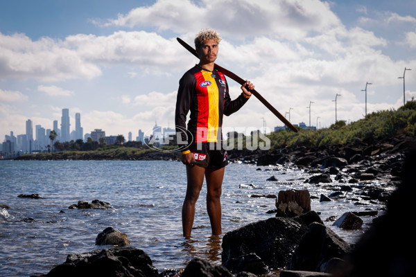 AFL 2024 Media - St Kilda Indigenous Jumper 060524 - A-49025327