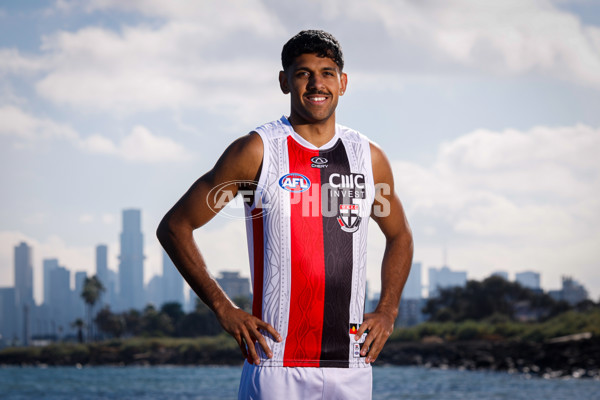 AFL 2024 Media - St Kilda Indigenous Jumper 060524 - A-49025328