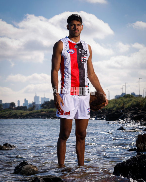 AFL 2024 Media - St Kilda Indigenous Jumper 060524 - A-49026008