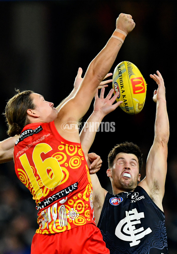 AFL 2024 Round 11 - Carlton v Gold Coast - A-49686556