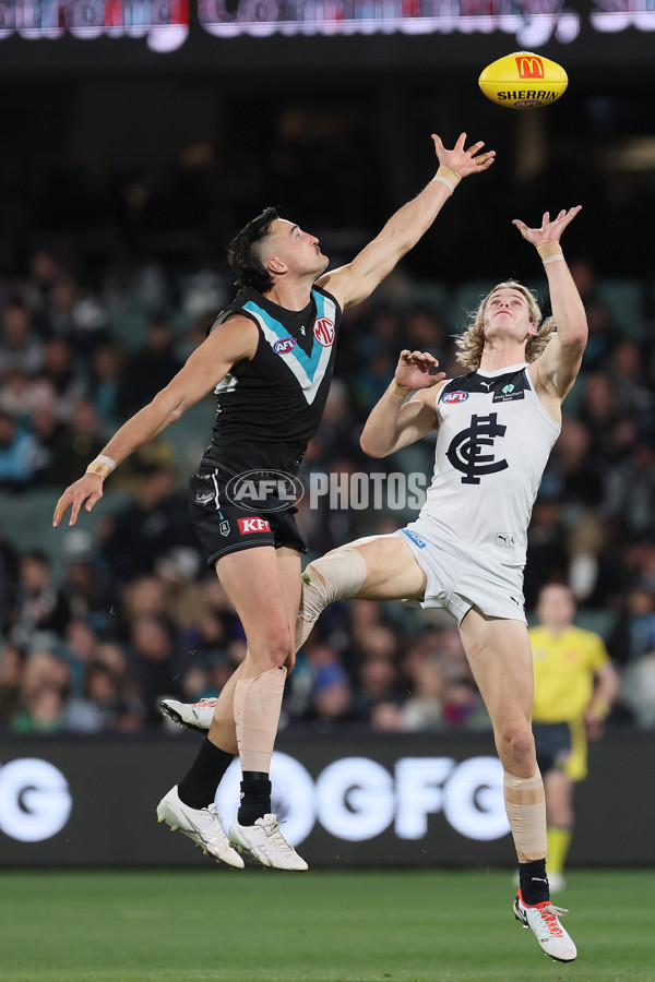 AFL 2024 Round 12 - Port Adelaide v Carlton - A-49840387