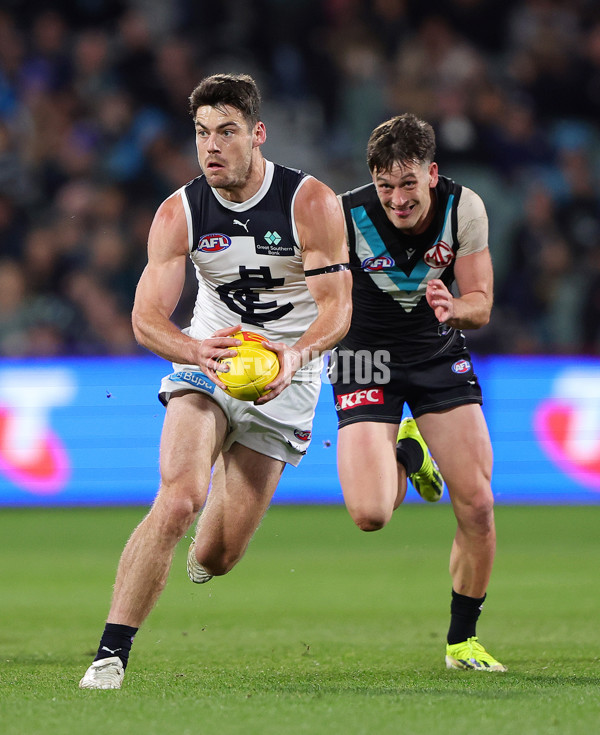 AFL 2024 Round 12 - Port Adelaide v Carlton - A-49840420