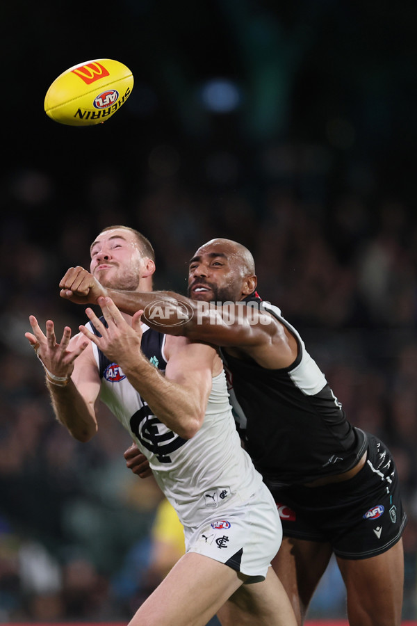 AFL 2024 Round 12 - Port Adelaide v Carlton - A-49840426
