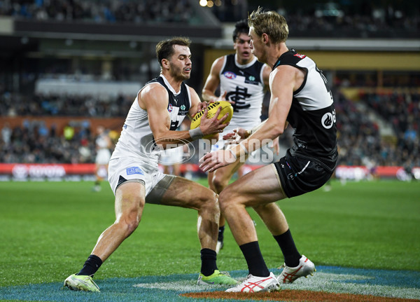 AFL 2024 Round 12 - Port Adelaide v Carlton - A-49840920