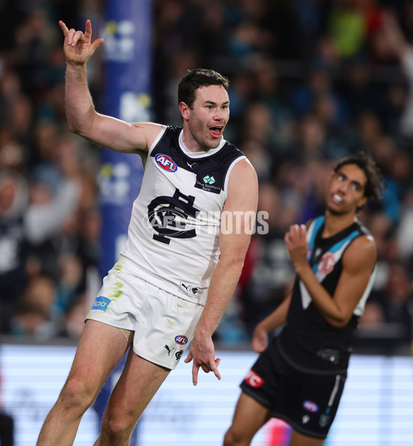 AFL 2024 Round 12 - Port Adelaide v Carlton - A-49842645