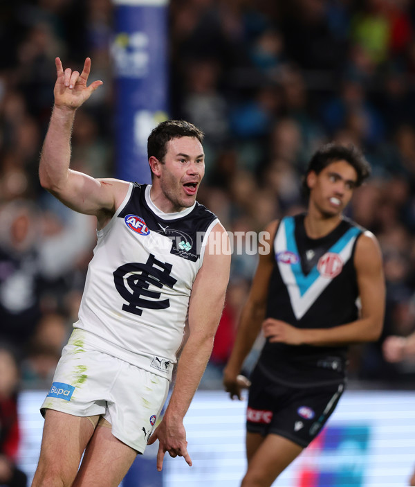 AFL 2024 Round 12 - Port Adelaide v Carlton - A-49843517