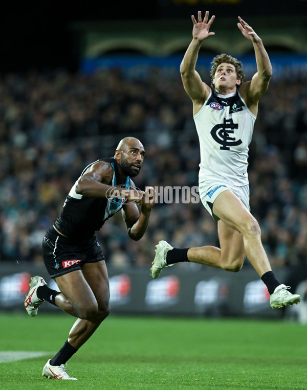AFL 2024 Round 12 - Port Adelaide v Carlton - A-49845233