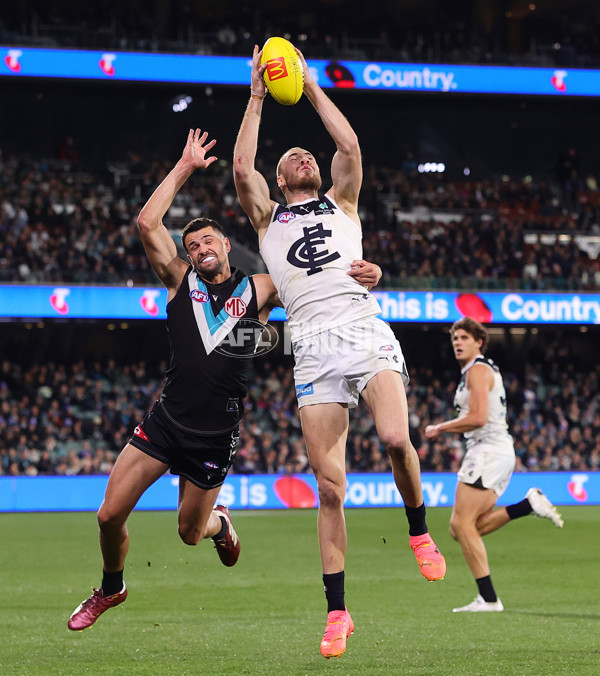 AFL 2024 Round 12 - Port Adelaide v Carlton - A-49845263