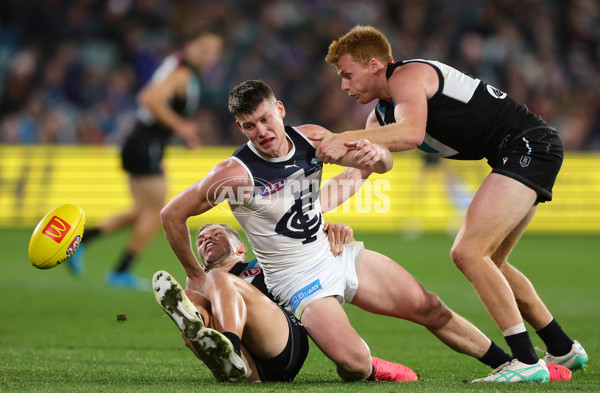 AFL 2024 Round 12 - Port Adelaide v Carlton - A-49845266