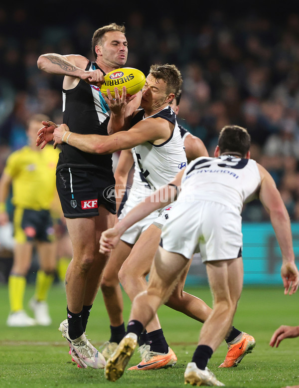 AFL 2024 Round 12 - Port Adelaide v Carlton - A-49846063