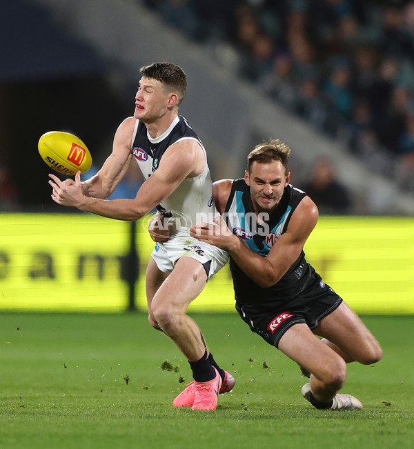 AFL 2024 Round 12 - Port Adelaide v Carlton - A-49846069