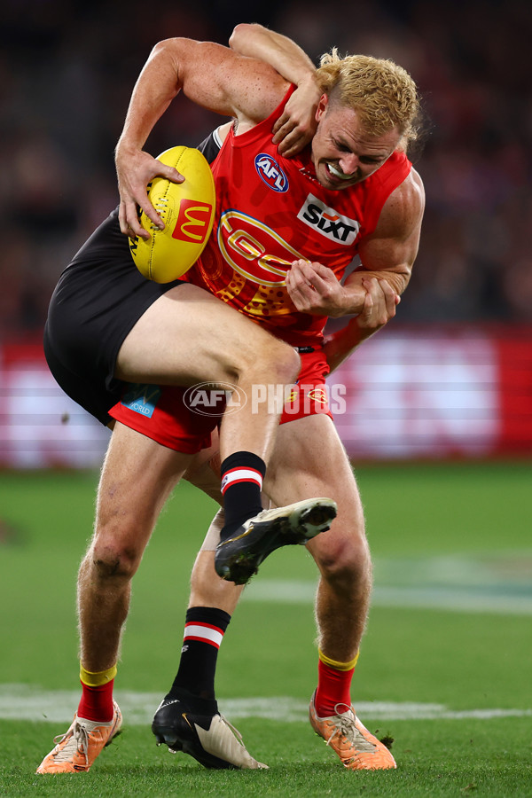 AFL 2024 Round 13 - St Kilda v Gold Coast - A-50673521