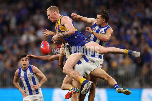 AFL 2024 Round 13 - West Coast v North Melbourne - A-50673617