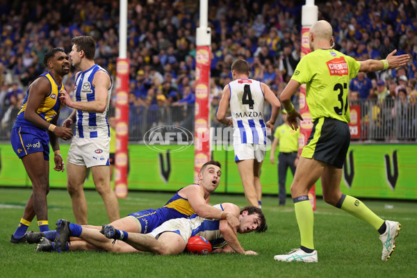 AFL 2024 Round 13 - West Coast v North Melbourne - A-50674793