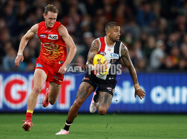 AFL 2024 Round 13 - St Kilda v Gold Coast - A-50678832
