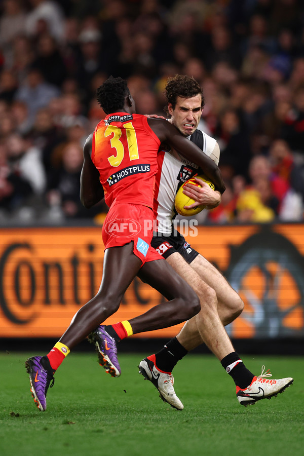 AFL 2024 Round 13 - St Kilda v Gold Coast - A-50681426