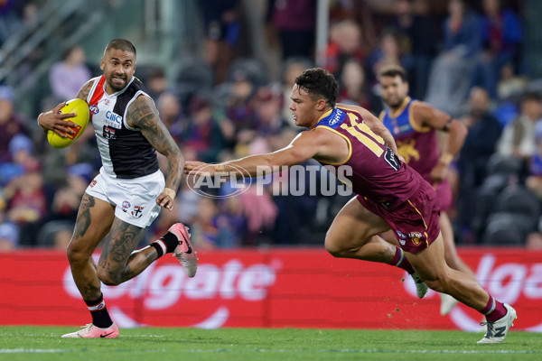 AFL 2024 Round 14 - Brisbane v St Kilda - A-50989343