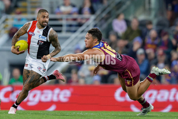 AFL 2024 Round 14 - Brisbane v St Kilda - A-50989344