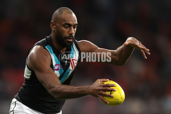 AFL 2024 Round 14 - GWS v Port Adelaide - A-51058690
