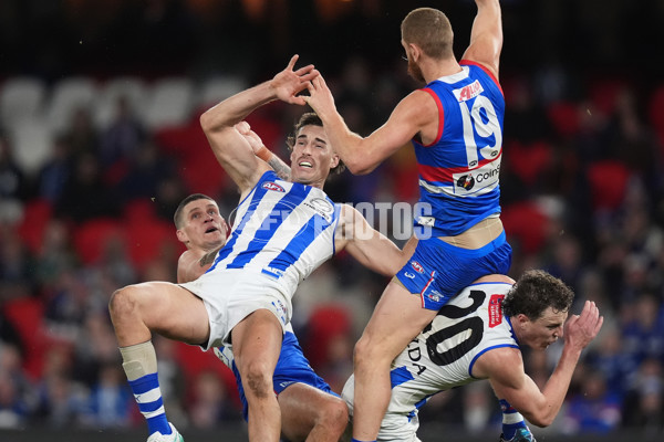 AFL 2024 Round 16 - North Melbourne v Western Bulldogs - A-51445820