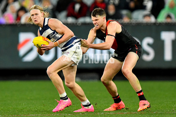 AFL 2024 Round 16 - Geelong v Essendon - A-51459471