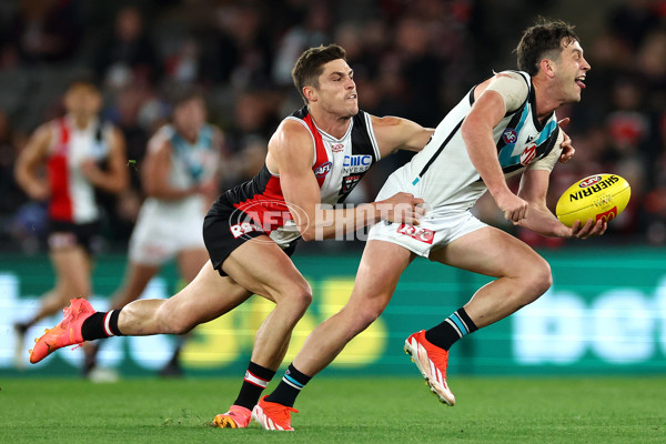 AFL 2024 Round 16 - St Kilda v Port Adelaide - A-51474879