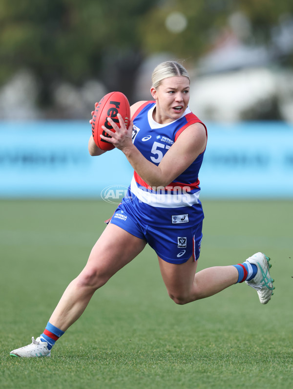 VFLW 2024 First Semi Final - Western Bulldogs v Port Melbourne - A-51633411
