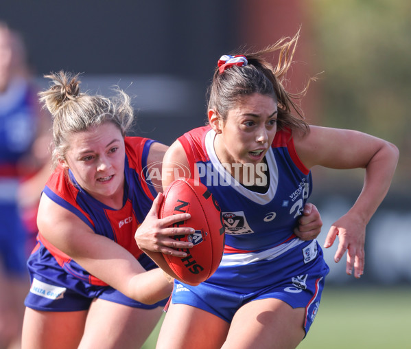 VFLW 2024 First Semi Final - Western Bulldogs v Port Melbourne - A-51646620
