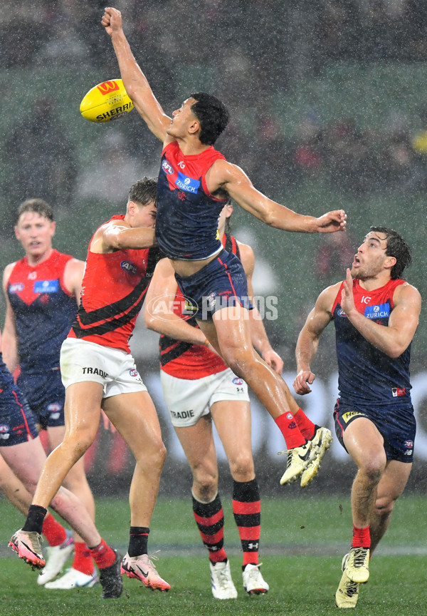 AFL 2024 Round 18 - Melbourne v Essendon - A-51833248