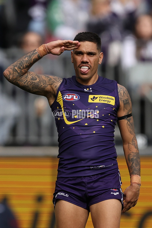 AFL 2024 Round 19 - Fremantle v Melbourne - A-52032278