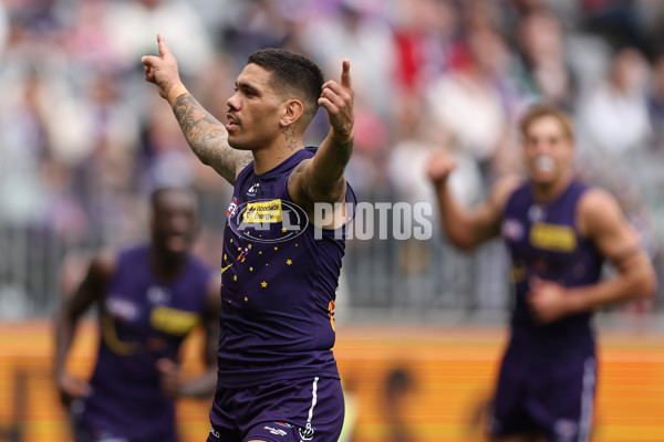 AFL 2024 Round 19 - Fremantle v Melbourne - A-52032370