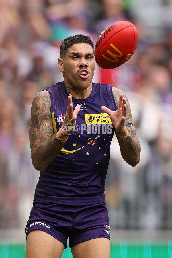 AFL 2024 Round 19 - Fremantle v Melbourne - A-52033744