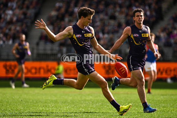 AFL 2024 Round 19 - Fremantle v Melbourne - A-52034931