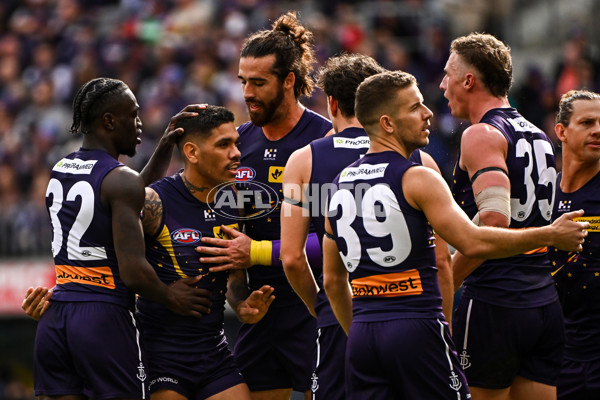 AFL 2024 Round 19 - Fremantle v Melbourne - A-52034932