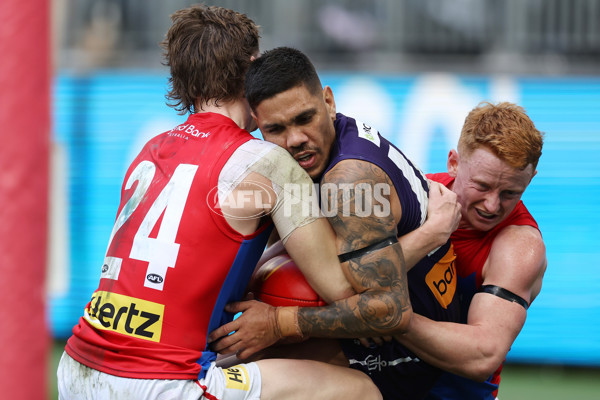 AFL 2024 Round 19 - Fremantle v Melbourne - A-52036398
