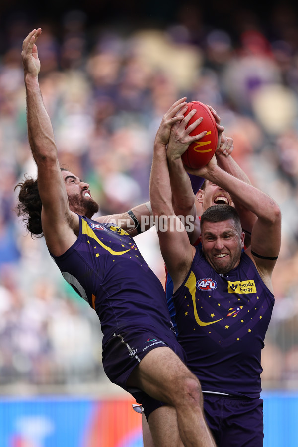 AFL 2024 Round 19 - Fremantle v Melbourne - A-52037357