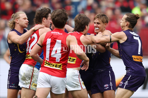 AFL 2024 Round 19 - Fremantle v Melbourne - A-52037375