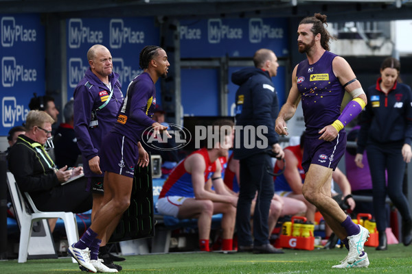 AFL 2024 Round 19 - Fremantle v Melbourne - A-52037381