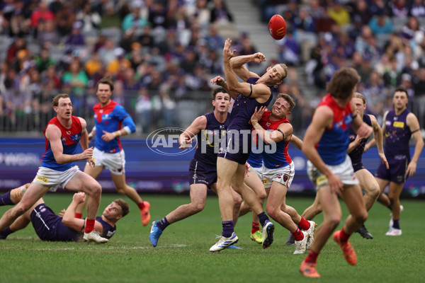 AFL 2024 Round 19 - Fremantle v Melbourne - A-52044389