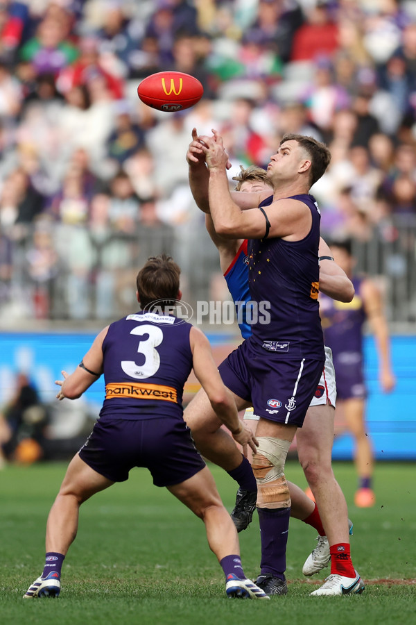 AFL 2024 Round 19 - Fremantle v Melbourne - A-52045096