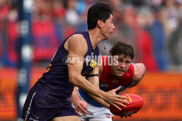 AFL 2024 Round 19 - Fremantle v Melbourne - A-52046987