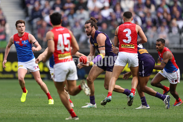 AFL 2024 Round 19 - Fremantle v Melbourne - A-52046994