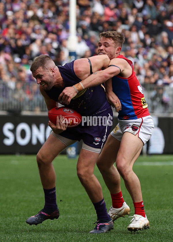 AFL 2024 Round 19 - Fremantle v Melbourne - A-52052637
